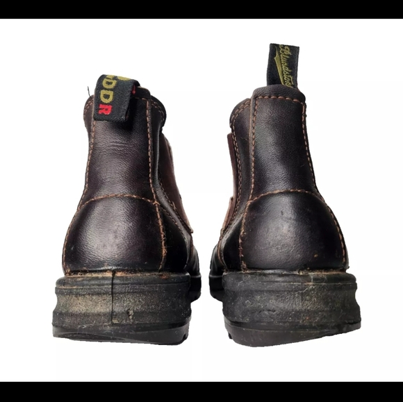 Blundstone Safety Boots Steel Toe Ankle Brown Leather 2 dual Density Rubber 8 main image 5